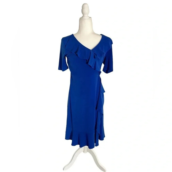 The Limited Belted Ruffle Wrap Dress - Picture 1 of 4